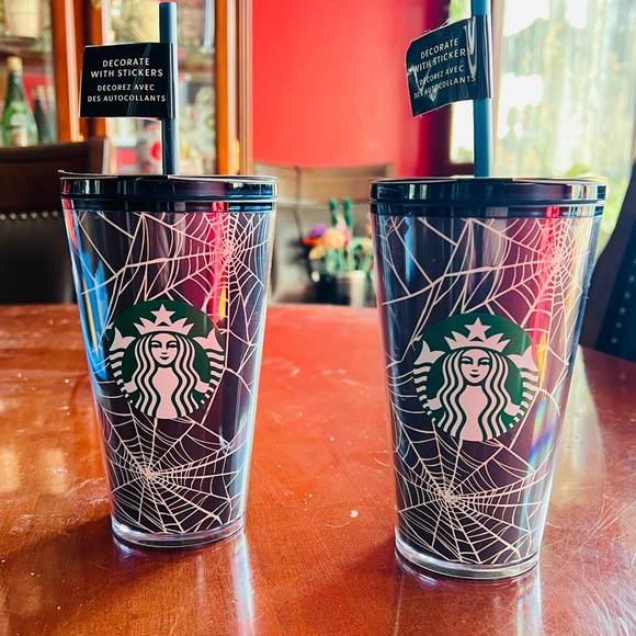 Starbucks Other - Starbucks Glow in the Dark Halloween 16 oz tumblers. $20 for the set